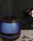 Colorful lights hollow aromatherapy machine