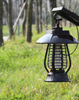 Cross-border dedicated solar mosquito lamp insecticidal lamp mosquito recharge garden outdoor electronic mosquito repellent mosquito lamp genuine