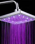 Luminous color changing shower head