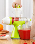 Manual Juicer, Small Household Juicer, Squeeze Lemon Orange Juice, Hand-Cranked Juice, Squeeze Deep-Fried Juice Artifact