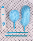 New Electrinic Hair Brush Spin Electric Hand Duster Motorized Dust Baguette Eliminates Dust House Clean Brush