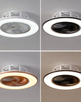 Simple Invisible Fan Light Smart Bedroom Ceiling Light