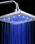 Luminous color changing shower head