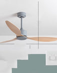 New Scandinavian Industrial Ceiling Fans Without Lights