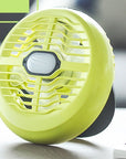 Portable camping fan light