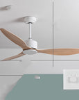 New Scandinavian Industrial Ceiling Fans Without Lights