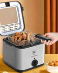 Visual Multifunctional Electric Air Fryer Skewer French Fries Machine