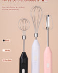 Hand-held Electric Whisk Household Baking Cake Egg White Whisk Small Straight Handle Whisk Wireless Whisk