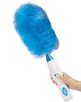 New Electrinic Hair Brush Spin Electric Hand Duster Motorized Dust Baguette Eliminates Dust House Clean Brush