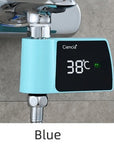 Plastic Visual Shower Faucet No Power Consumption Water Thermometer Bath