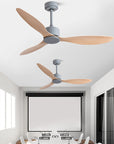 New Scandinavian Industrial Ceiling Fans Without Lights