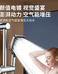 Large Shower Head 6 Modes Adjustable Shower Head Bathroom High-pressure Water-saving Shower Mixer Nozzles Bathroom Accessories