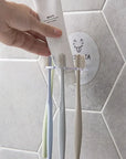 1PC Plastic Toothbrush Holder Toothpaste Storage Rack Razor