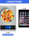 Digital Kitchen Scale LED Stainless Steel Electronic