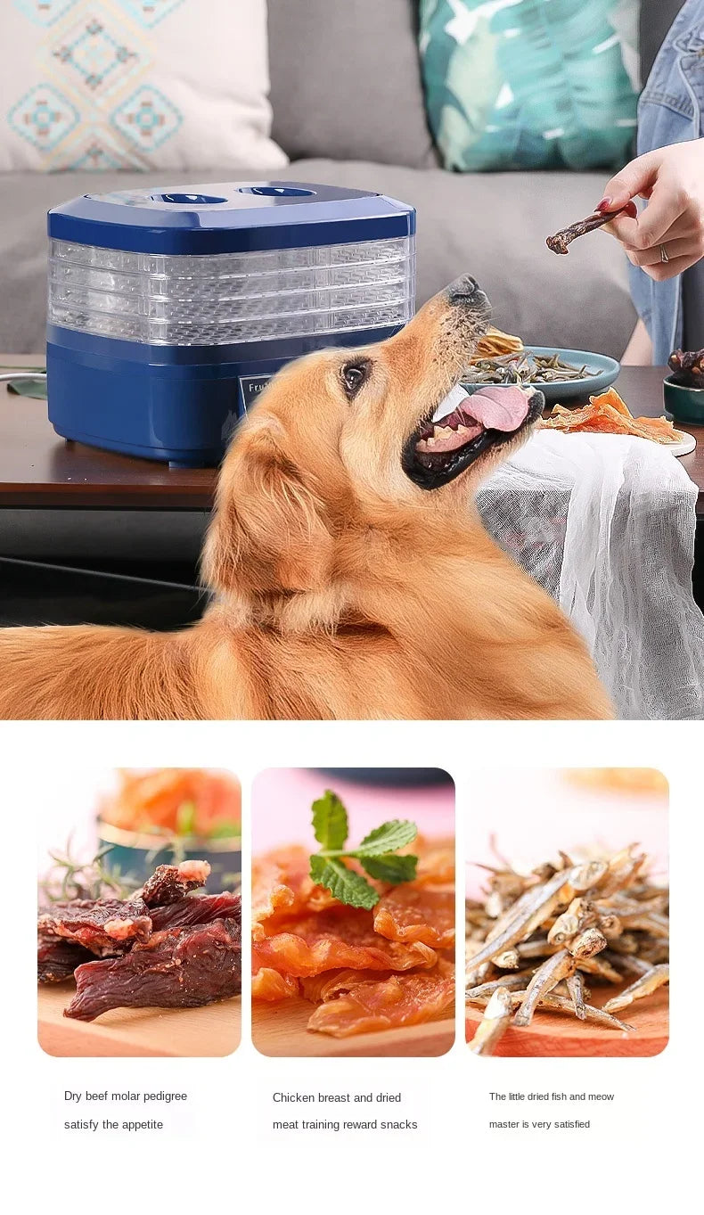 Fruit Vegetable Dryer Meat Snacks Herb Air Dryer Food Blowing Device For Pet House Use Electric Dried Dehydrator Best Price