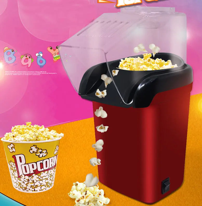 220V Popcorn Makers Mini Popcorn Machine Electric Household Appliance Machine Fully Automatic Popcorn Machine For Home Kitchen