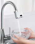 Kitchen Household Bathroom Faucet Valve Splash-proof Induction Water Saving Device