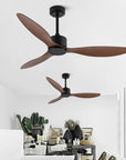 New Scandinavian Industrial Ceiling Fans Without Lights