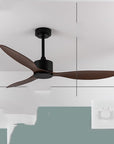 New Scandinavian Industrial Ceiling Fans Without Lights