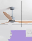 New Scandinavian Industrial Ceiling Fans Without Lights