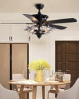 American Style Retro Fan Lamp Living Room Dining Room