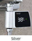 Plastic Visual Shower Faucet No Power Consumption Water Thermometer Bath